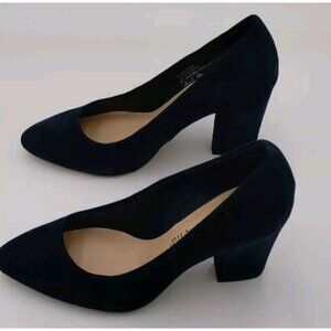 Bella Vita Pumps, Navy Suede Leather, Womens 6.5W